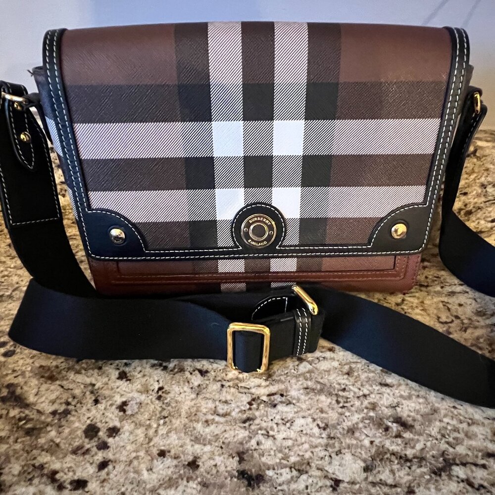 Burberry Note Bag - Dark Birch Brown